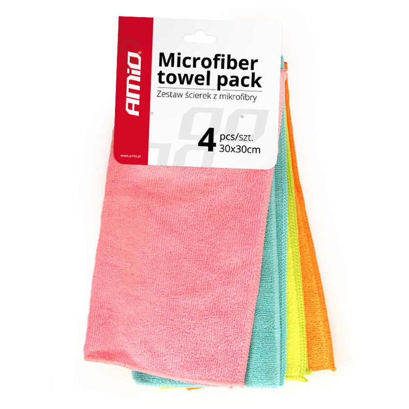 Set peshqirësh mikrofibre 4 copë, 30×30 cm-1