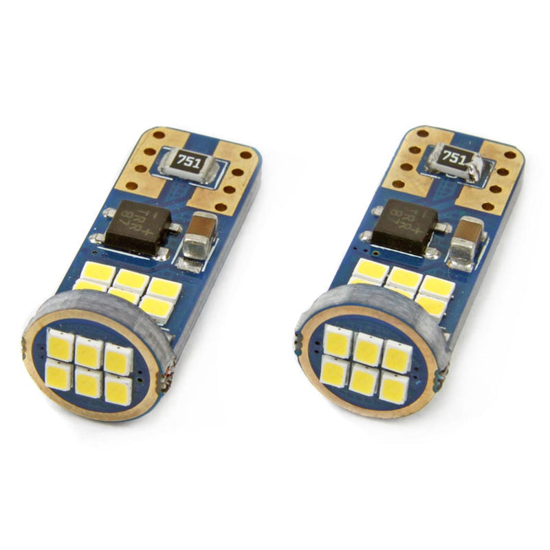 Drita LED CANBUS 18SMD UltraBright 2016 T10e (W5W) të bardha 12V/24V-5