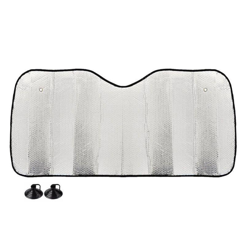Mbrojtëse dielli - 130x60 cm - silver, PE Bubble-1