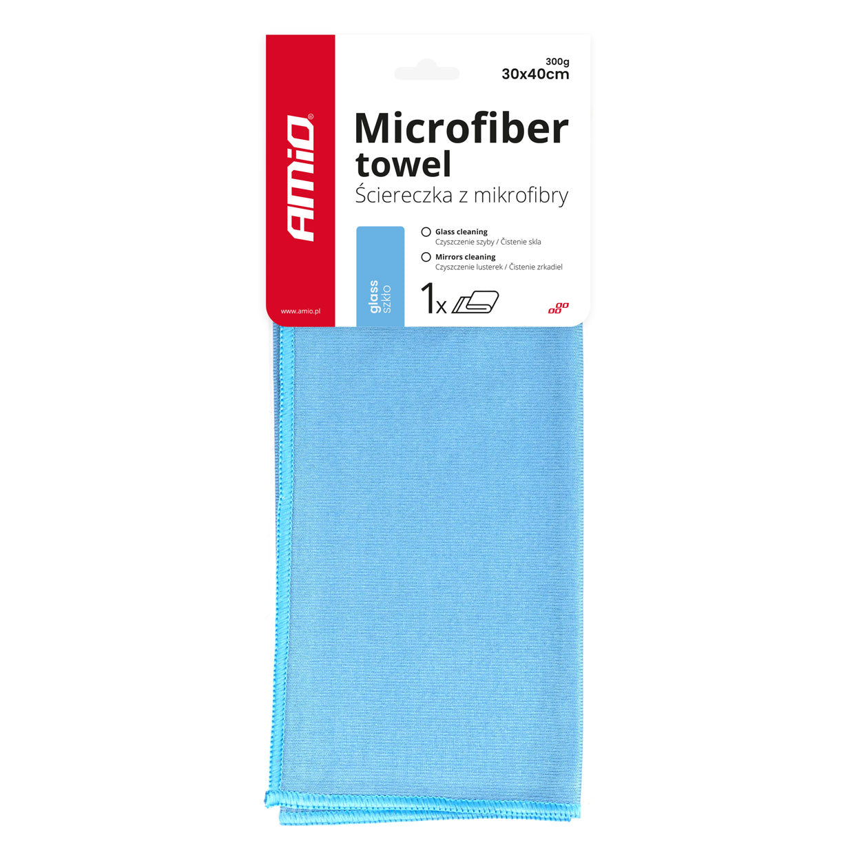 Peshqir pastrimi prej mikrofibre për dritare 30×40 cm