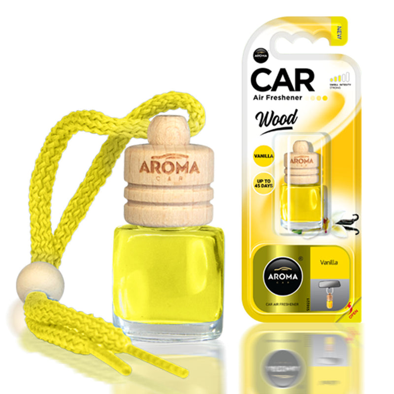 Car air freshener AROMA WOOD VANILIA-1
