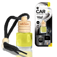 Car air freshener AROMA WOOD BLACK-1