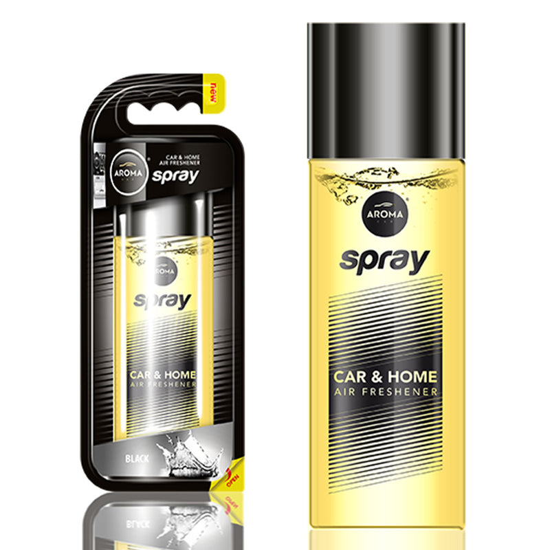 Car air freshener AROMA SPRAY BLACK-1