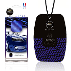Car air freshener AROMA PRESTIGE CARD ONYX-1
