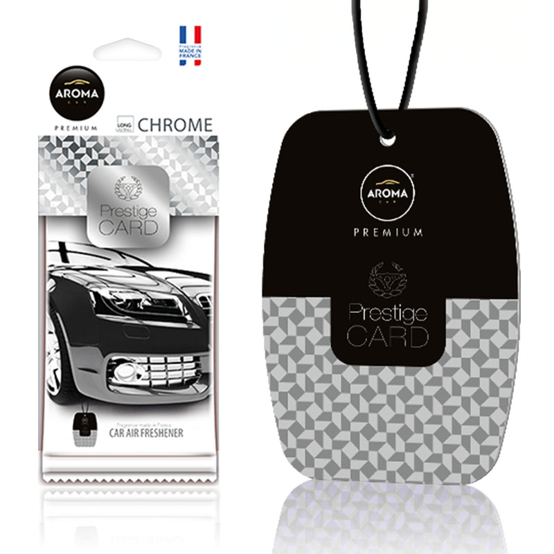 Car air freshener AROMA PRESTIGE CARD CHROME-1