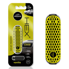 Car air freshener AROMA FANCY SHAPES POLYMER HEX Vanilla-1