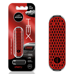 Car air freshener AROMA FANCY SHAPES POLYMER HEX Cherry-1