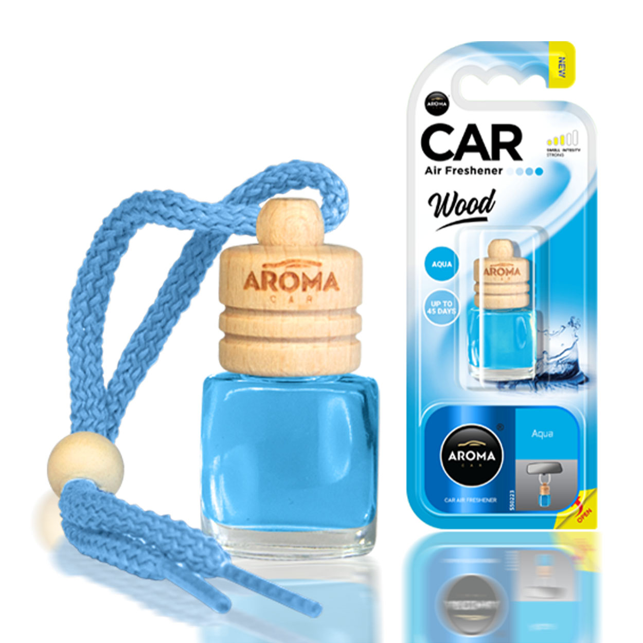 Car air freshener AROMA WOOD AQUA-1
