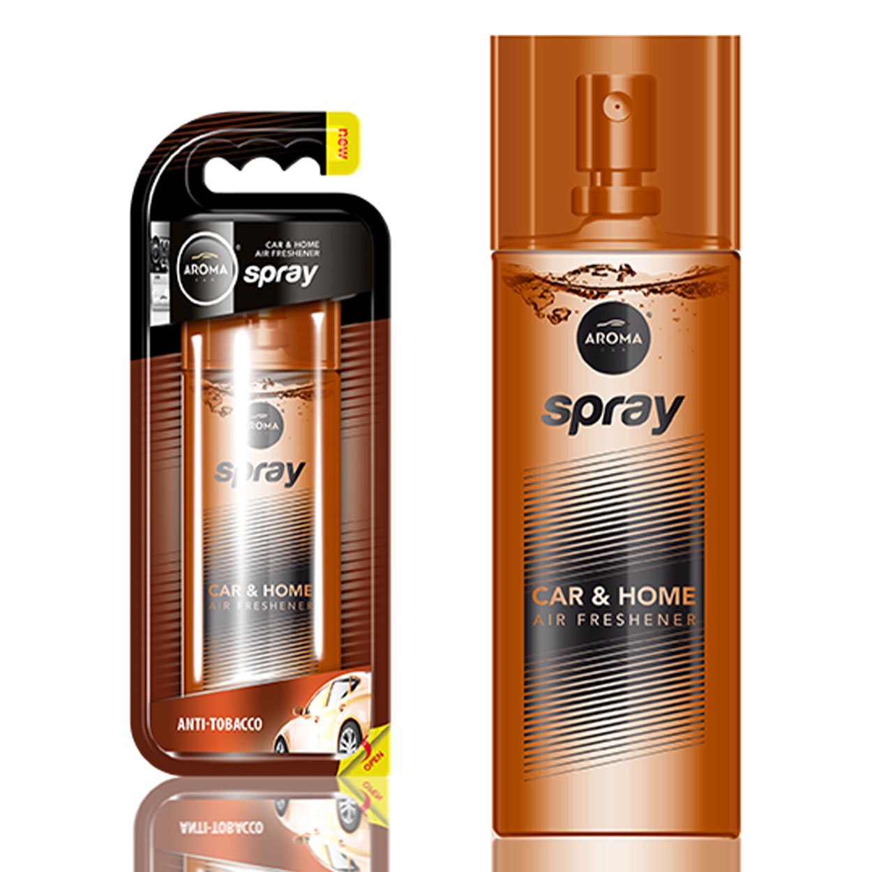 Car air freshener AROMA SPRAY ANTITABACCO