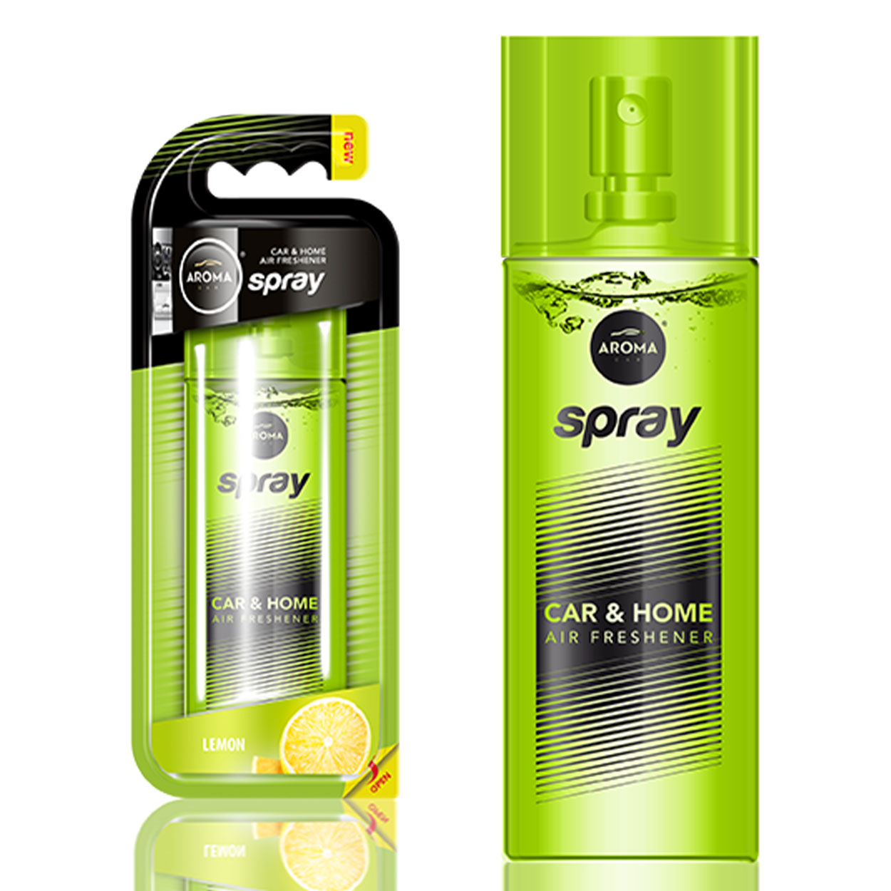 Car air freshener AROMA SPRAY LEMON