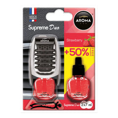 Car air freshener AROMA SUPREME DUO STRAWBERRY-1