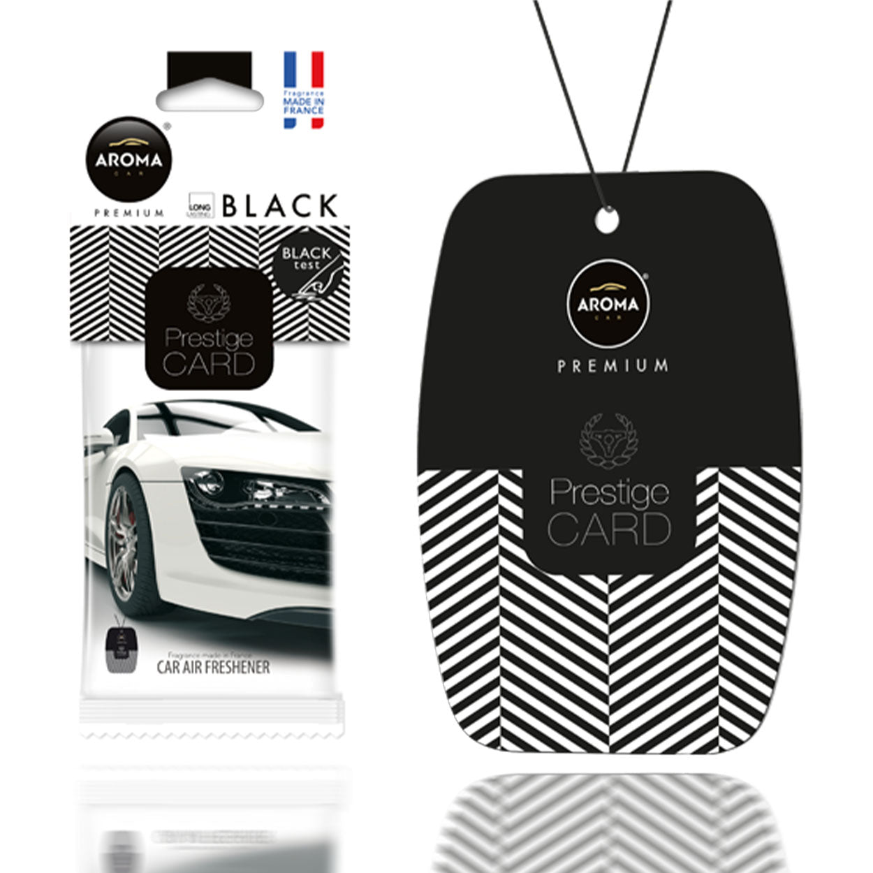 Car air freshener AROMA PRESTIGE CARD BLACK-1