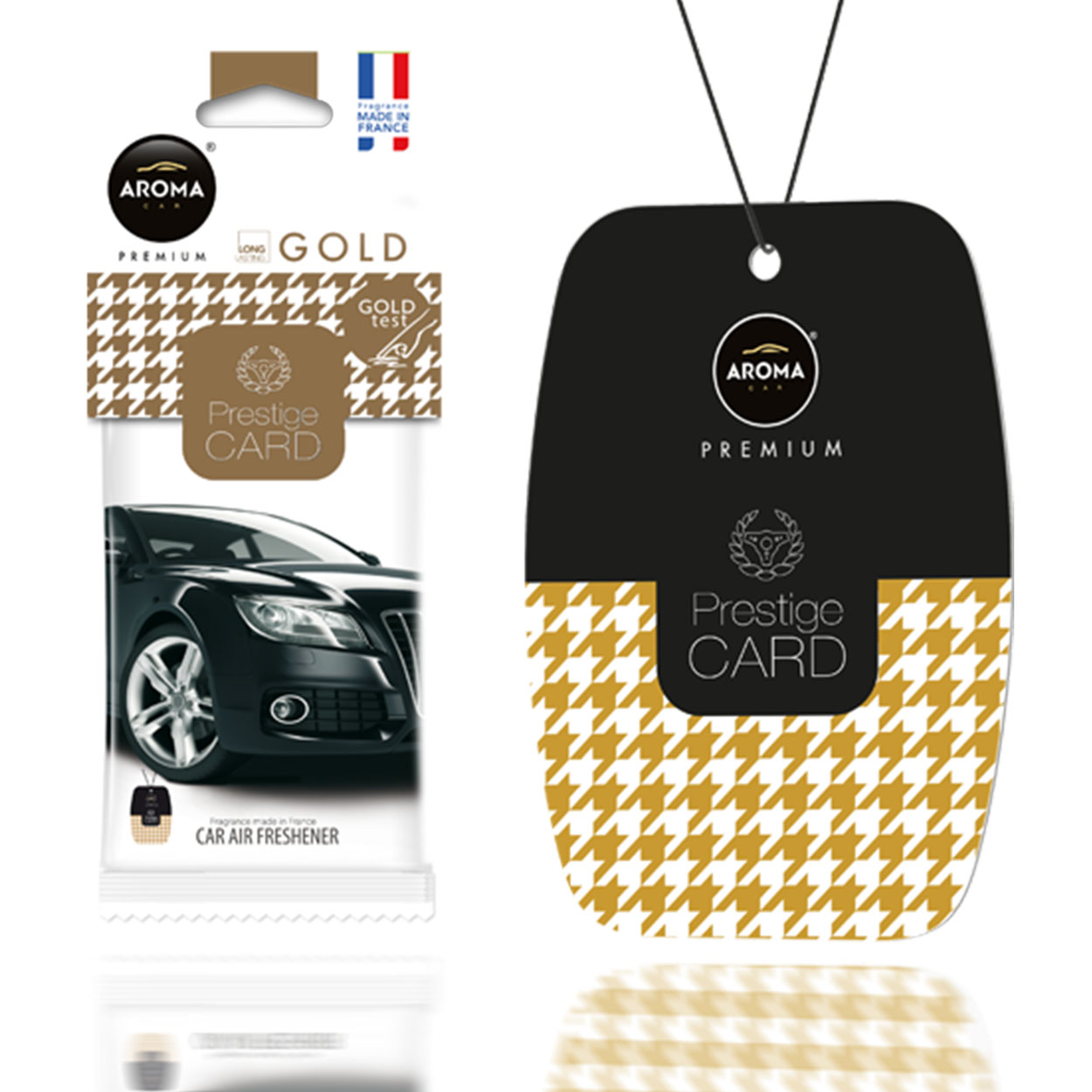 Car air freshener AROMA PRESTIGE CARD GOLD-1