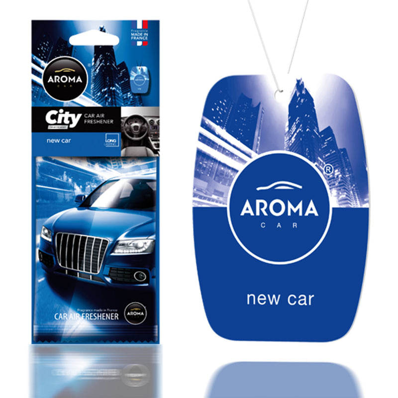 Car air freshener AROMA CAR CITY CARD NEW CAR-1