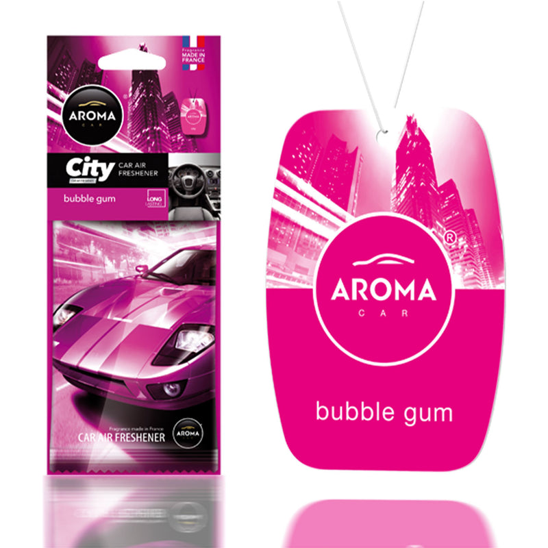 Car air freshener AROMA CAR CITY CARD BUBBLE GUM-1