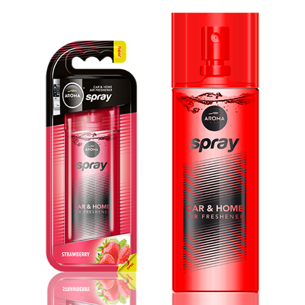 Car air freshener AROMA SPRAY STRAWBERRY