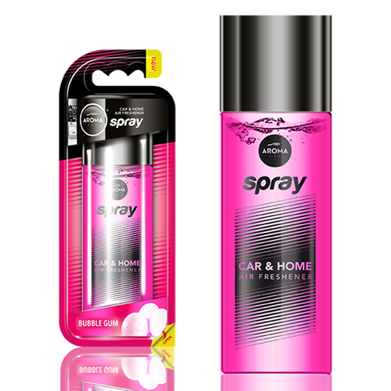 Car air freshener AROMA SPRAY BUBBLE GUM