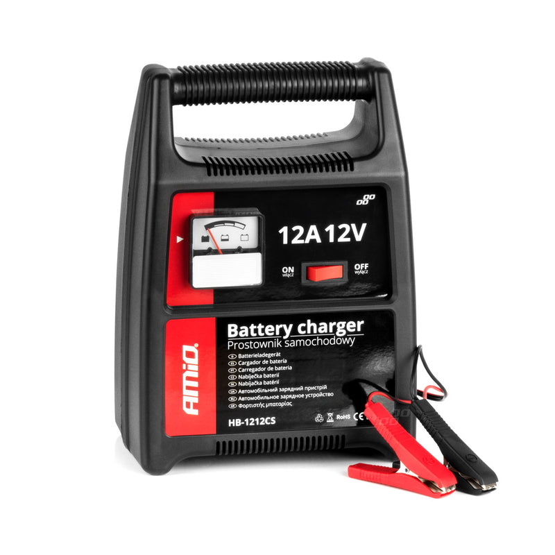 Mbushës baterie për veturë 12A, 12V AMiO SBC-12A-1