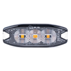 Dritë sinjalizuese Slim Amber për grill 3x3W LED R65 R10 12/24V IP67-1