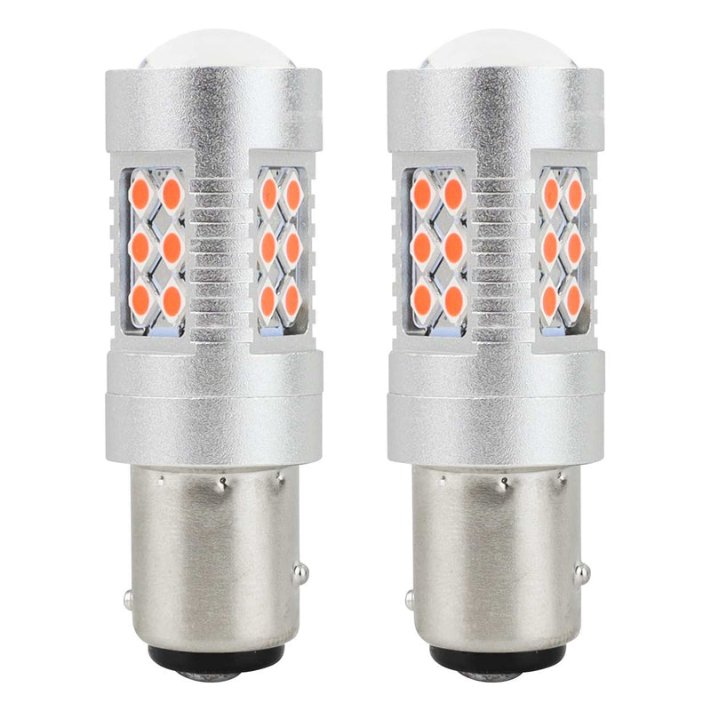 LED CANBUS 3030 24SMD 1157 BAY15D PR21/5W, e kuqe 12V/24V-1