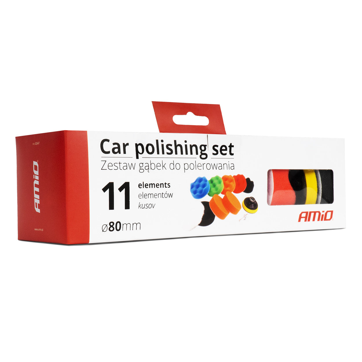 Set për lustrim veture 11 copë 80mm M14