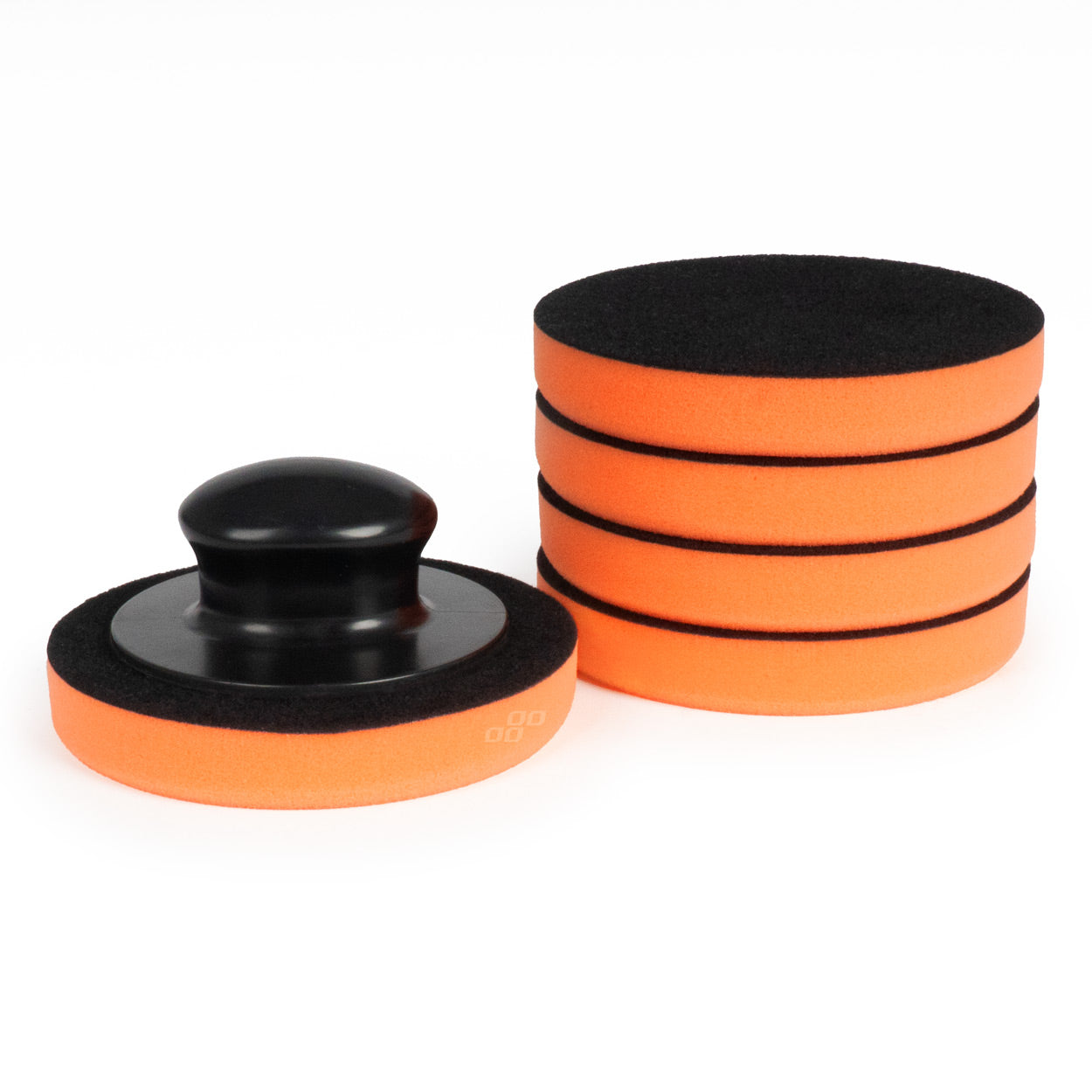 Car Wax Pad set with Gripper Handle 10cm, 5pcs AMIO-02903