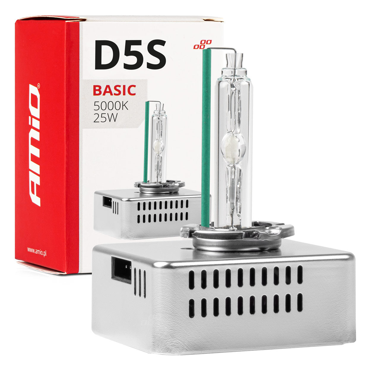 Poç Xenon tip D5S 35W 5000K AMiO BASIC