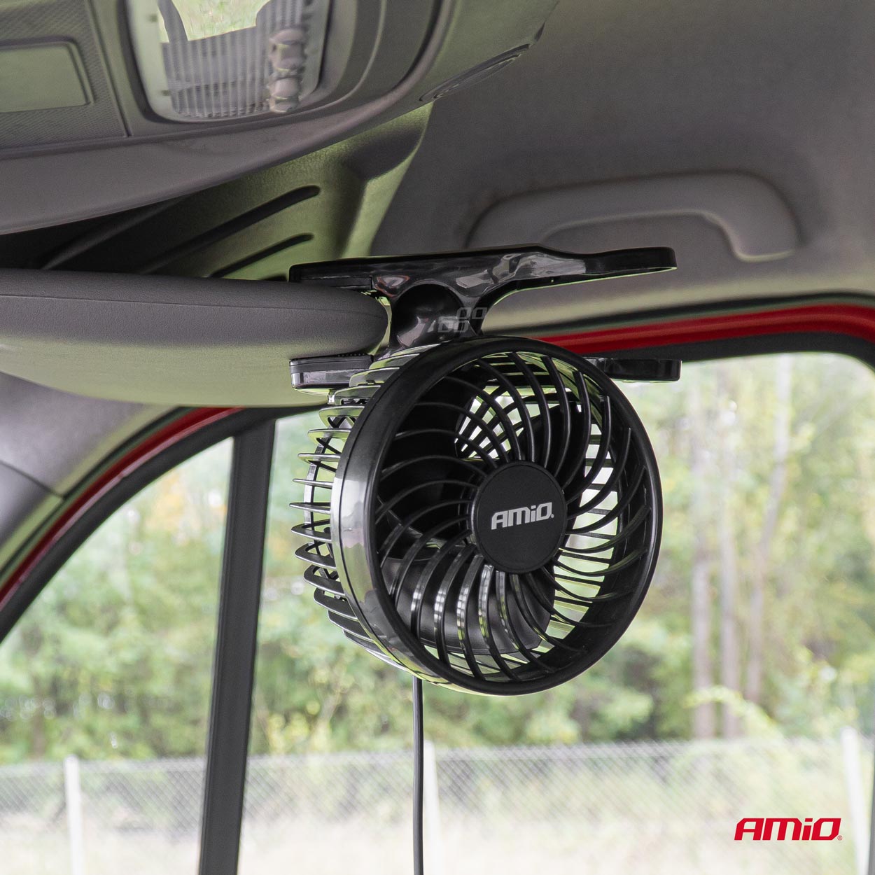 Car fan with clip 4,5" 24V