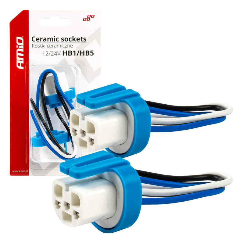Soketa qeramike 2 copë HB1/HB5 9004/9007-1