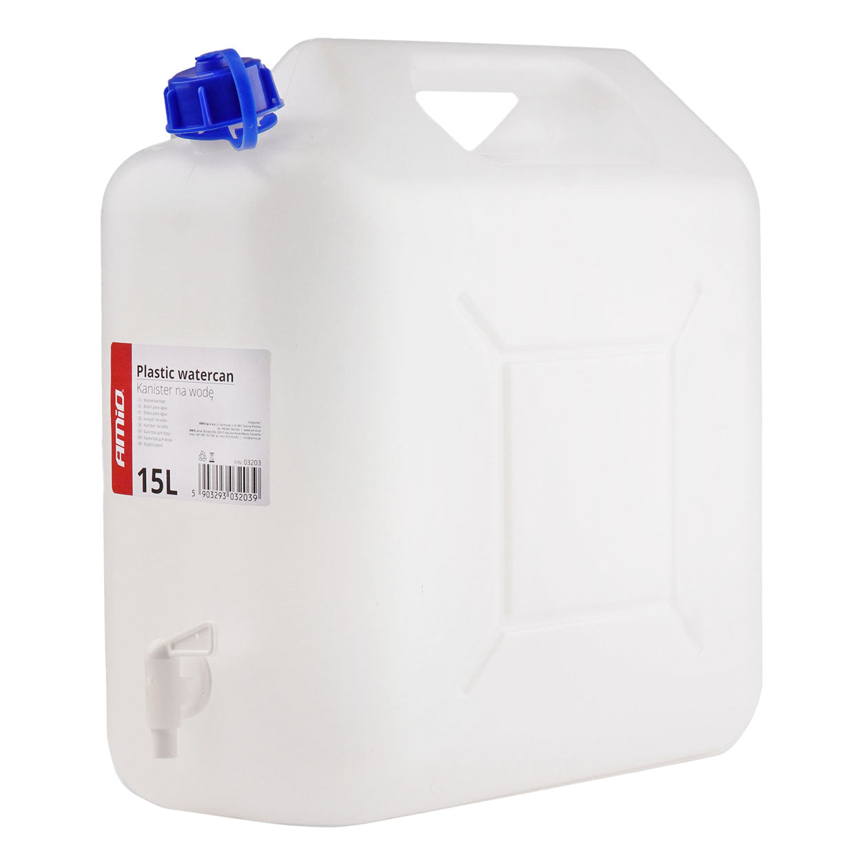 Bidon plastik me rubinet 15L-1