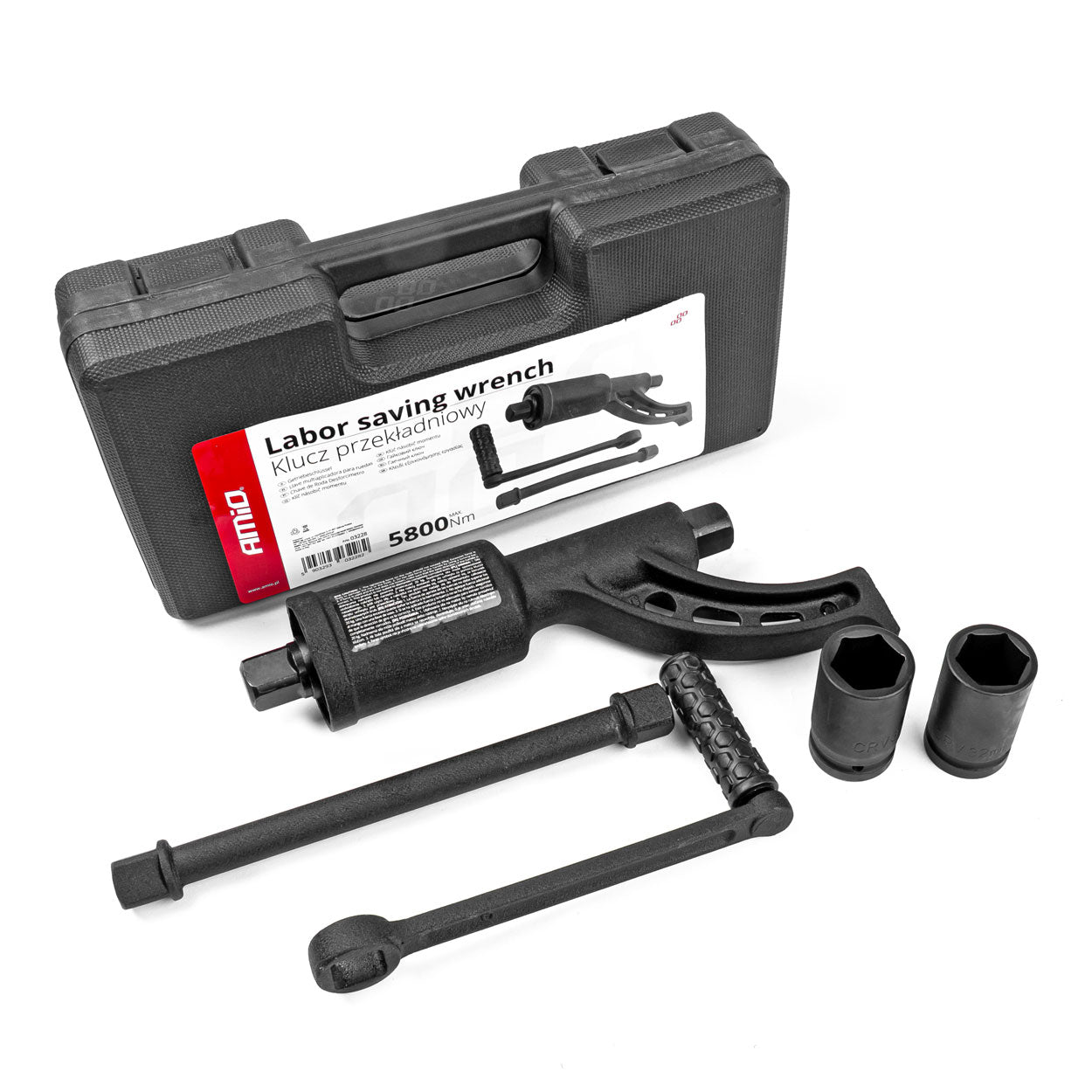 Set çelësash me fuqi të lartë në kuti 5800Nm