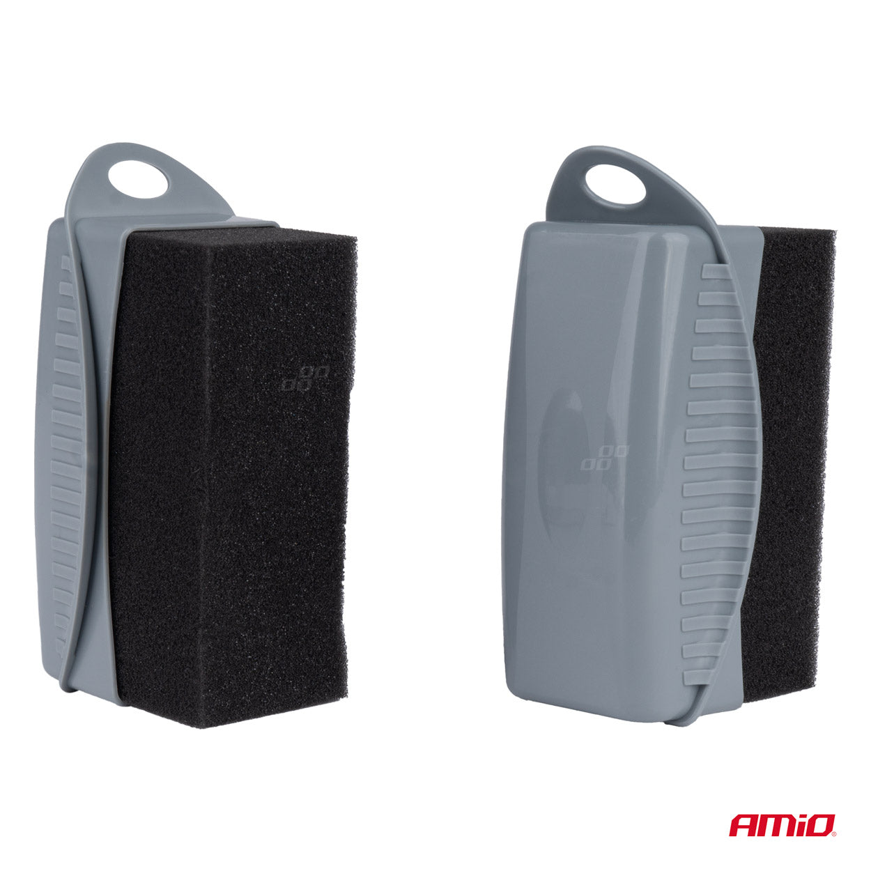 Car tyre applicator in plastic case, soft sponge 2 pcs. AMIO-04019
