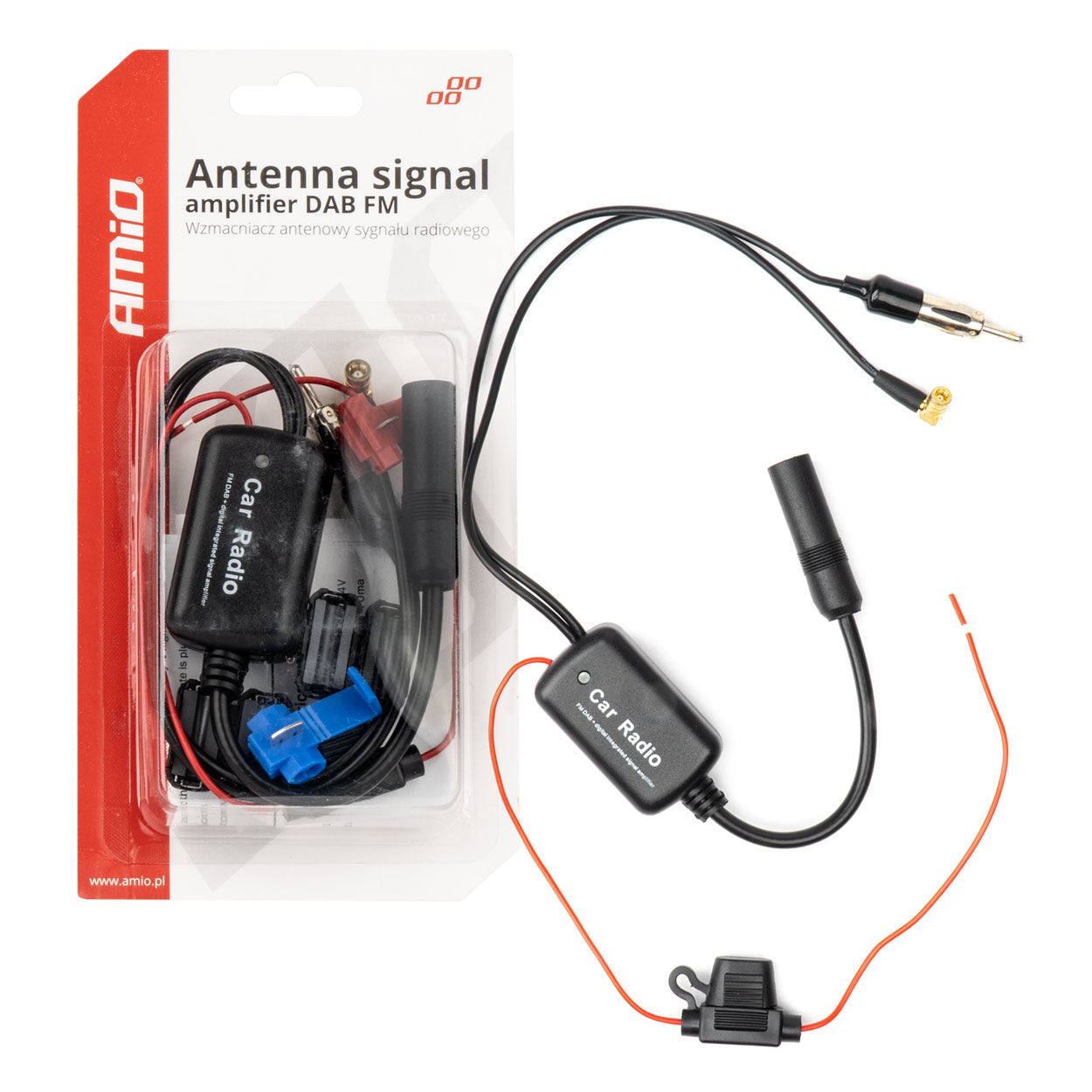 Përforcues i sinjalit të antenës 12V DAB/FM