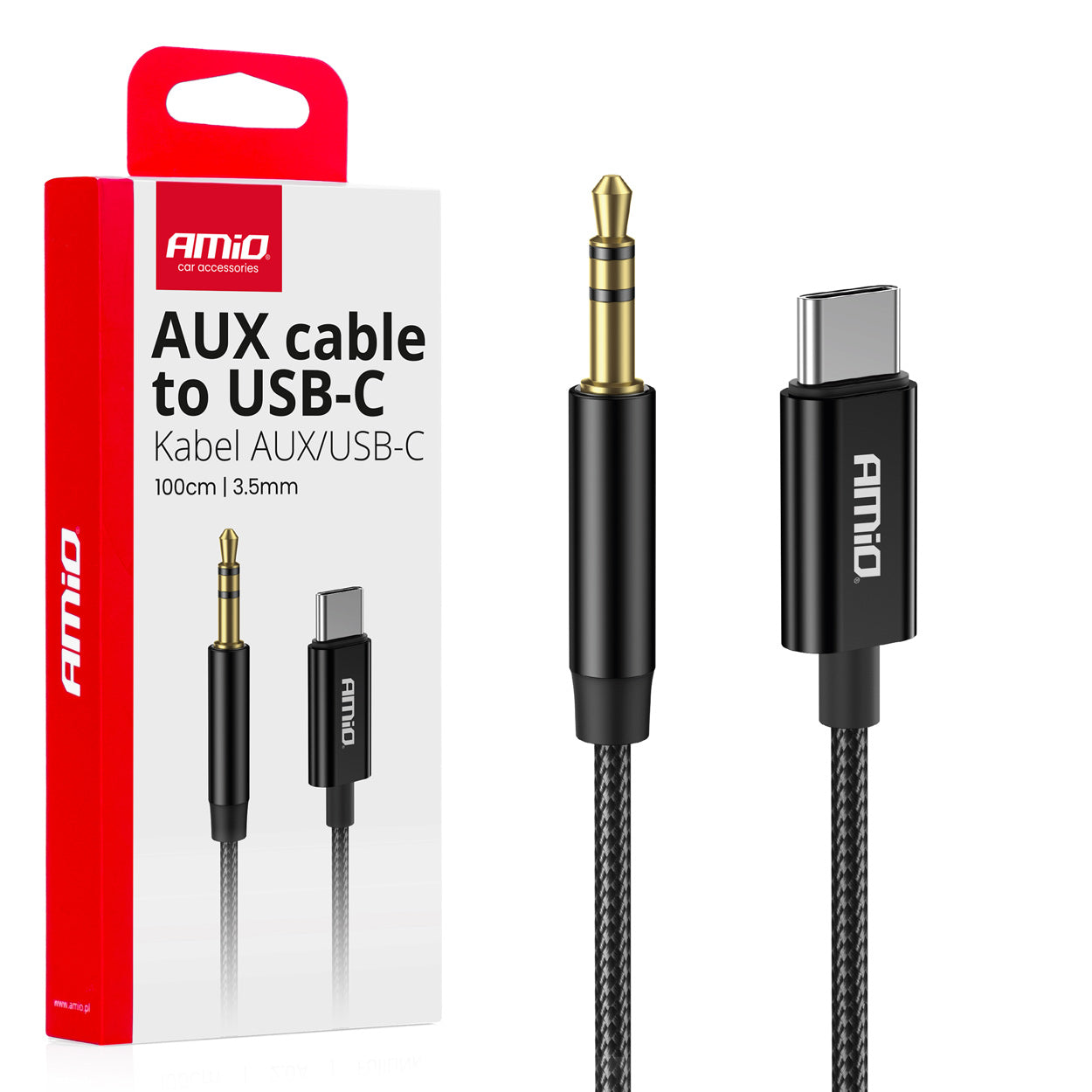 Kabllo USB-C në AUX Mini Jack 3.5mm 1m