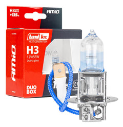 Llamba halogjene H3 12V 55W LumiTec NEXT GENERATION +135% DUO-1