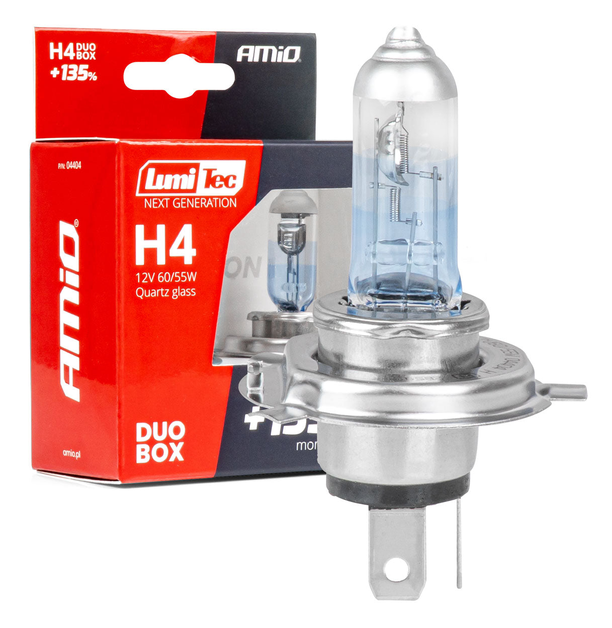 Llamba halogjene H4 12V 60/55W LumiTec NEXT GENERATION +135% DUO