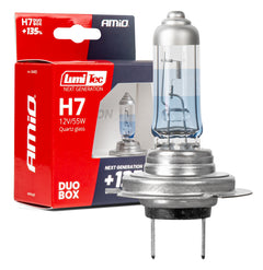Llamba halogjene H7 12V 55W LumiTec NEXT GENERATION +135% DUO-1