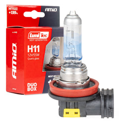 Llamba halogjene H11 12V 55W LumiTec NEXT GENERATION +135% DUO-1