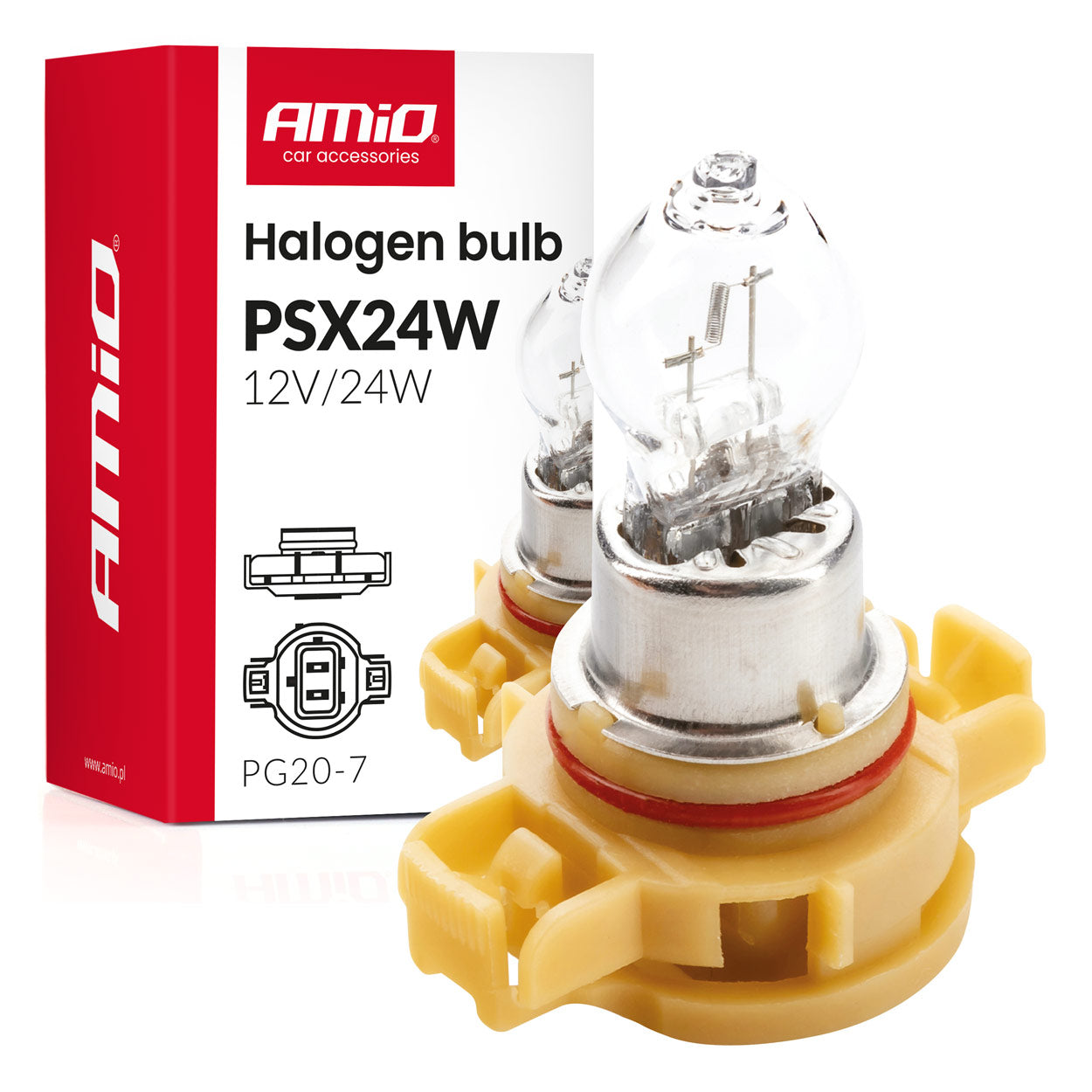 Dritë halogjene PSX24W PG20-7 12V 24W-1