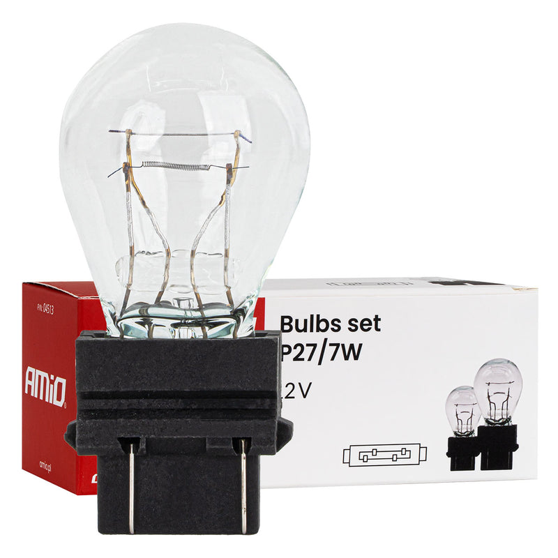 Dritë halogjene P27/7W 12V 27/7W W2.5X16q 10 copë-1