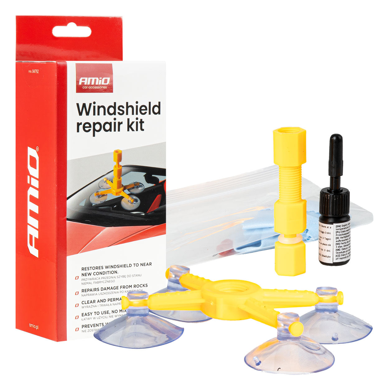 Windshield repair kit AMIO-04792-1
