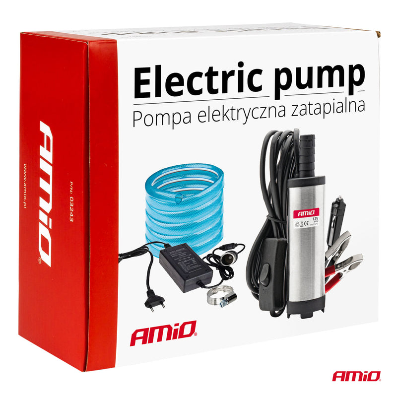 Set pompë elektrike për naftë 12V/230V zhytëse diametri 38 mm me zorrë-11