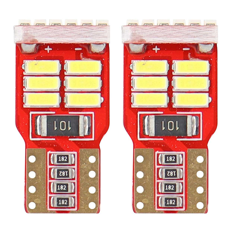 Drita LED CANBUS 18SMD 4014 T10e W5W të bardha 12V-2