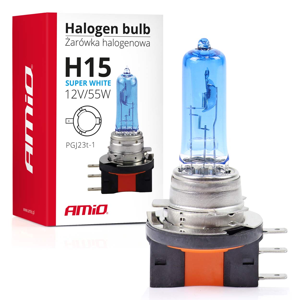 Dritë halogjene H15 12V 55W Super White