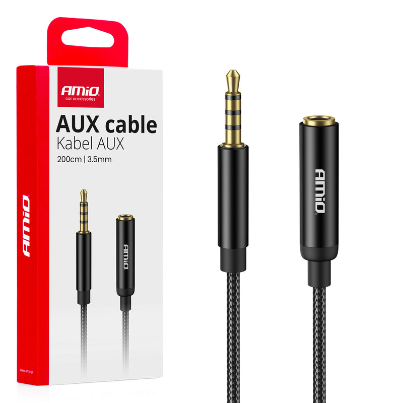 Kabllo vazhduese AUX Mini Jack 3.5mm mashkull në 3.5mm femër 2m-1