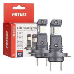 Drita LED të përparme Seria Hybrid H7/H18 6000K Canbus 60W-1