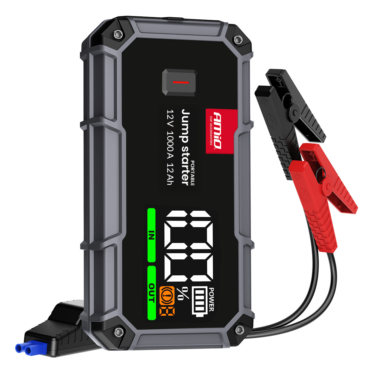 Pajisje portative 3-në-1 për ndezje / LED / powerbank 12V 12Ah 1000A PRO-2