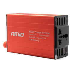 Konvertues energjie 12V/220V 300W/600W 2xUSB PI03-1