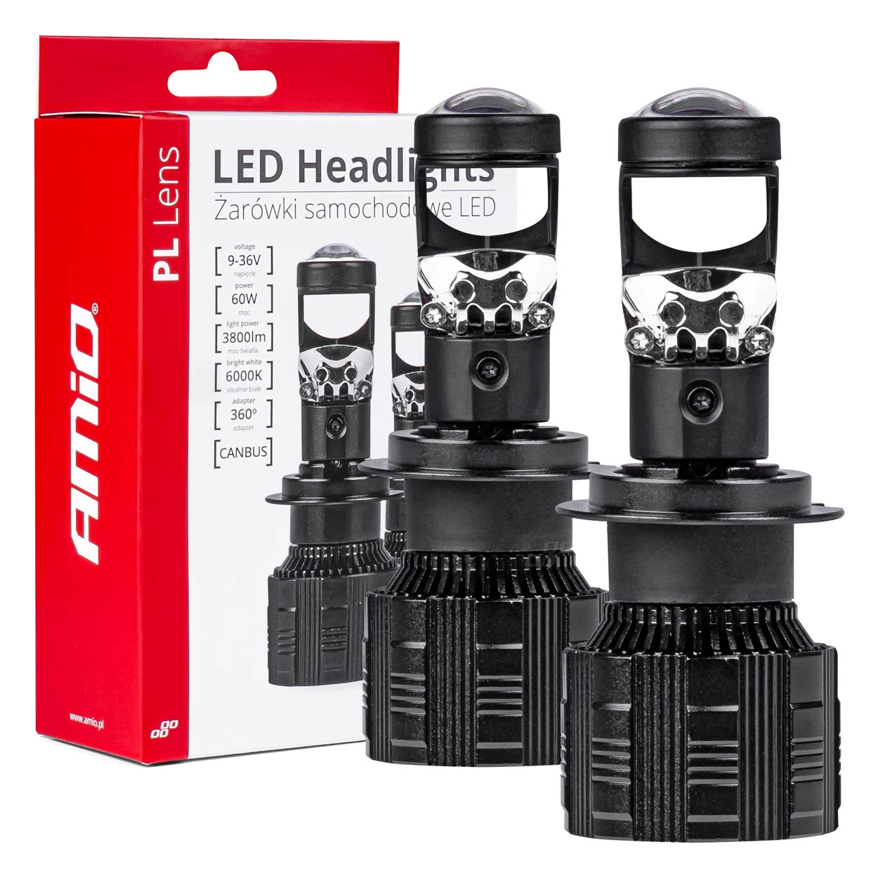Drita LED të përparme H7 Seria PL Lens-1