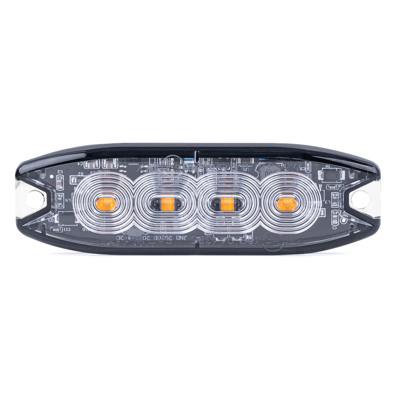 Dritë paralajmëruese LED 4 LED R65 R10 12-24V-2